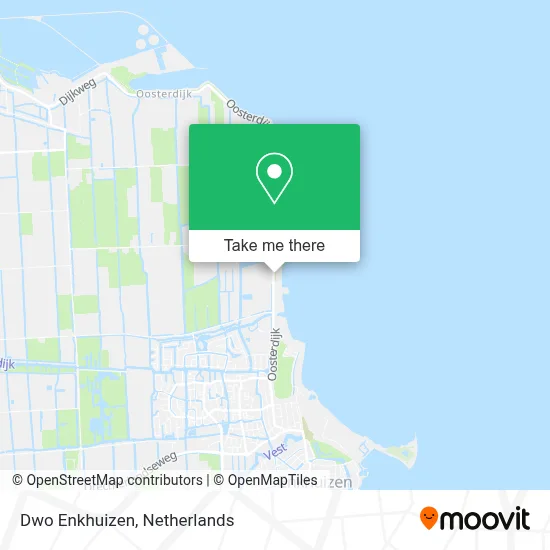 Dwo Enkhuizen map