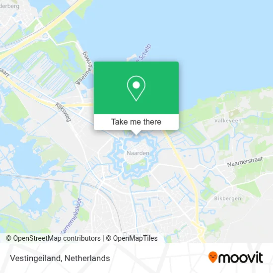 Vestingeiland map