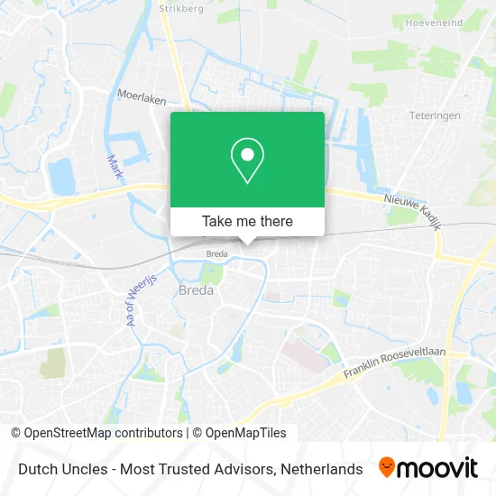 Dutch Uncles - Most Trusted Advisors map
