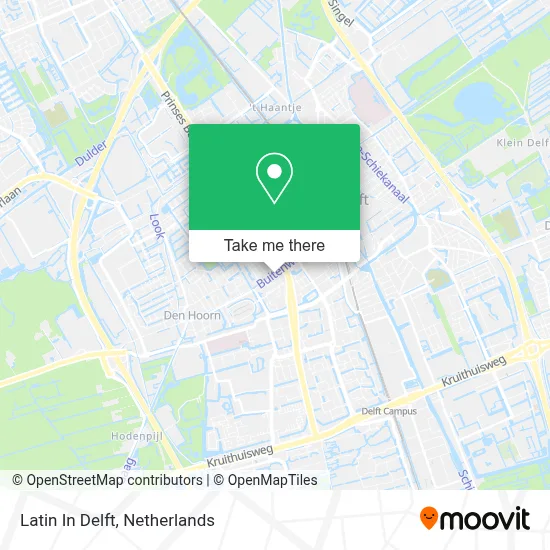 Latin In Delft map