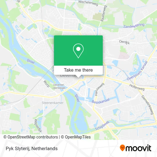 Pyk Slyterij map