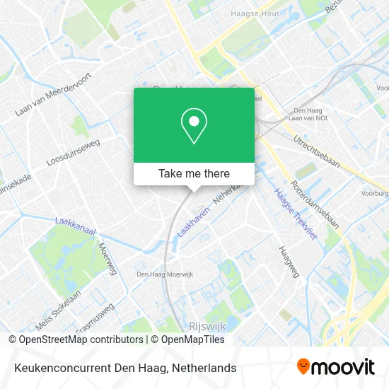 Keukenconcurrent Den Haag map