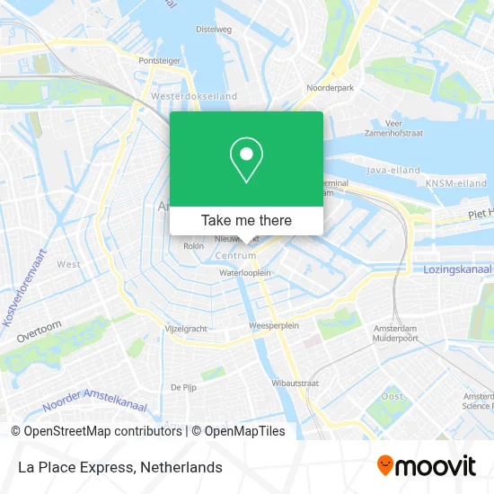 La Place Express map
