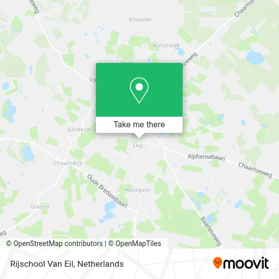 Rijschool Van Eil map