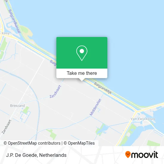 J.P. De Goede map