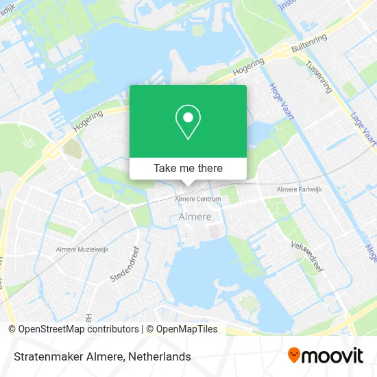 Stratenmaker Almere map