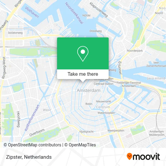 Zipster map