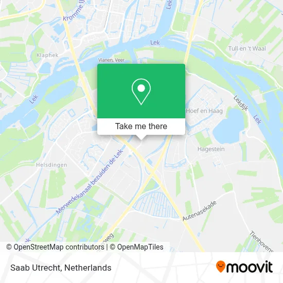 Saab Utrecht map