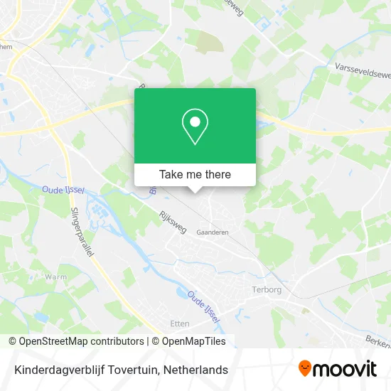 Kinderdagverblijf Tovertuin map