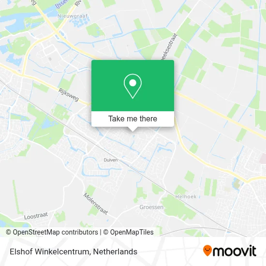 Elshof Winkelcentrum map