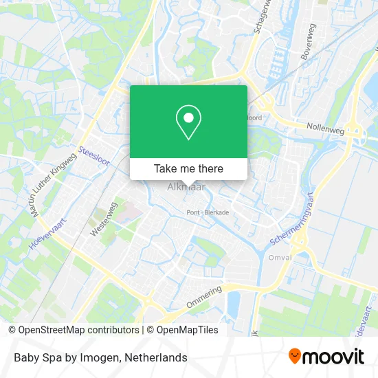 Baby Spa by Imogen map