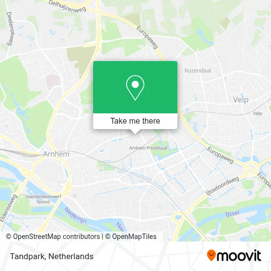Tandpark map