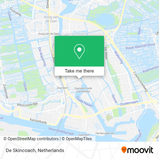 De Skincoach map
