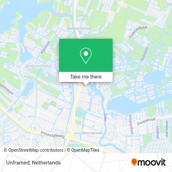 Unframed map