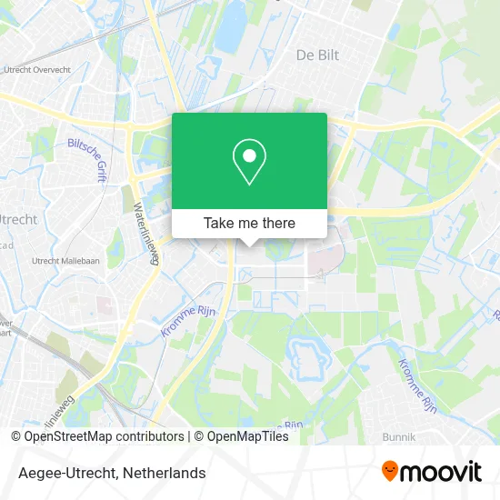 Aegee-Utrecht map
