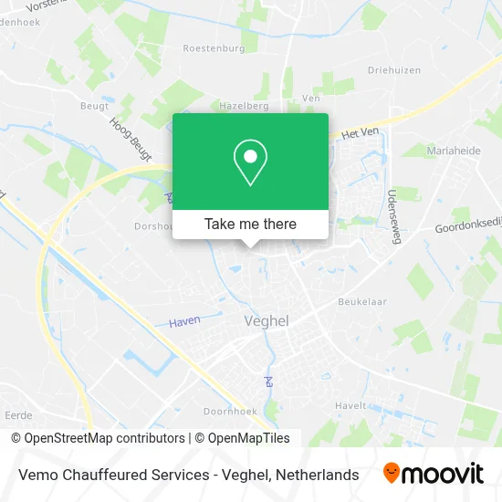 Vemo Chauffeured Services - Veghel map