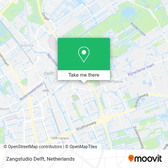 Zangstudio Delft map