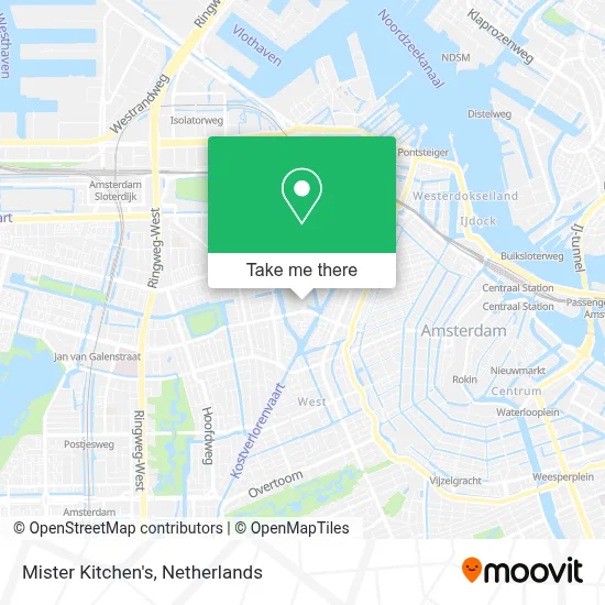 Mister Kitchen's map