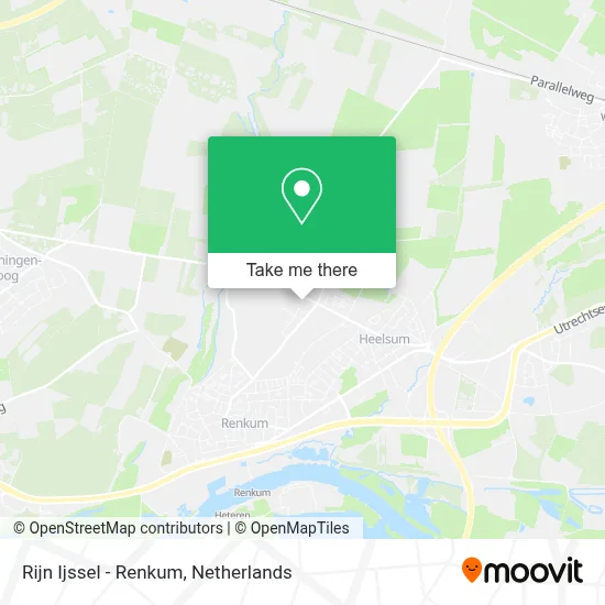 Rijn Ijssel - Renkum map