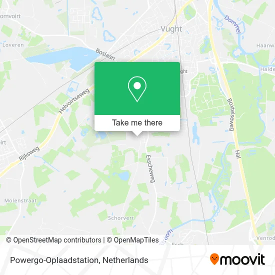 Powergo-Oplaadstation map