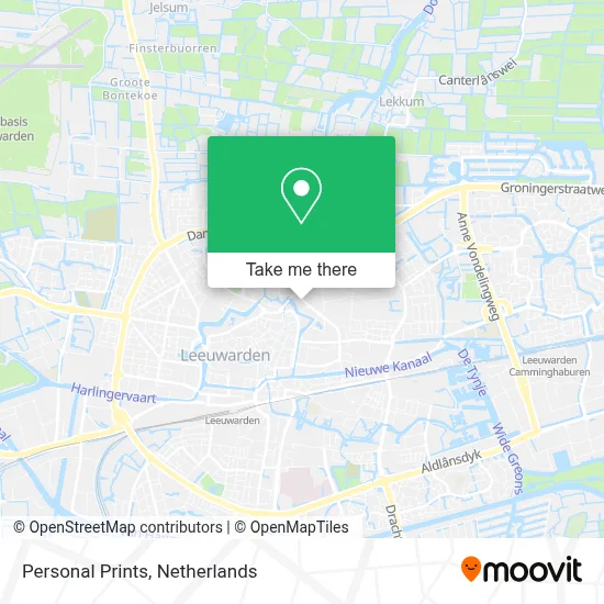 Personal Prints map