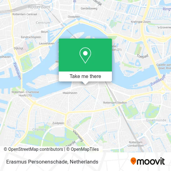 Erasmus Personenschade map