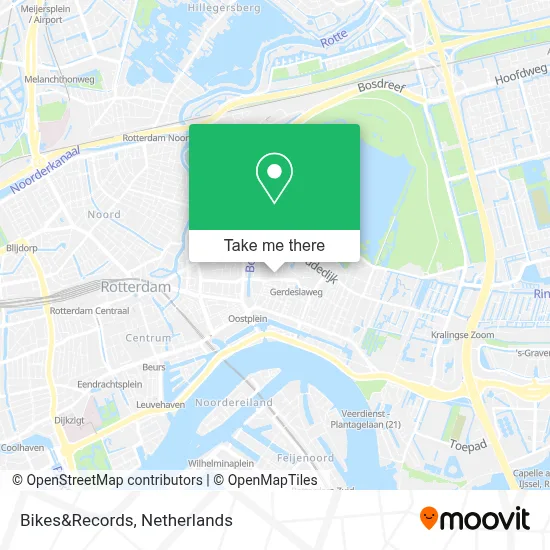 Bikes&Records map