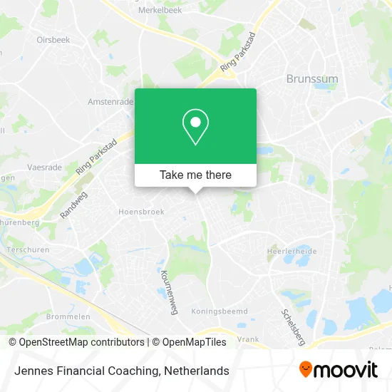 Jennes Financial Coaching map