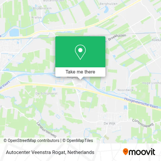 Autocenter Veenstra Rogat map