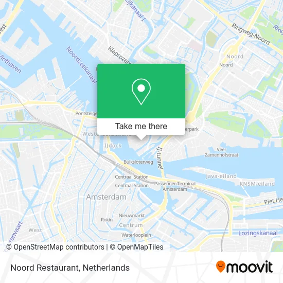 Noord Restaurant map