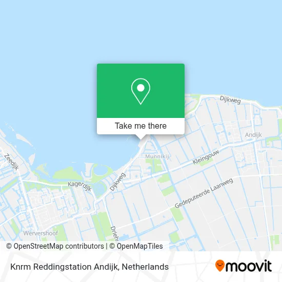 Knrm Reddingstation Andijk map