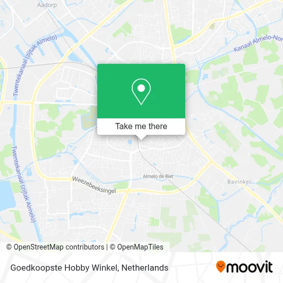 Goedkoopste Hobby Winkel map