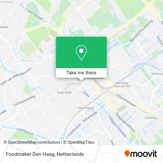Foodmaker Den Haag map