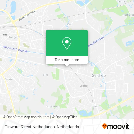 Tinware Direct Netherlands map