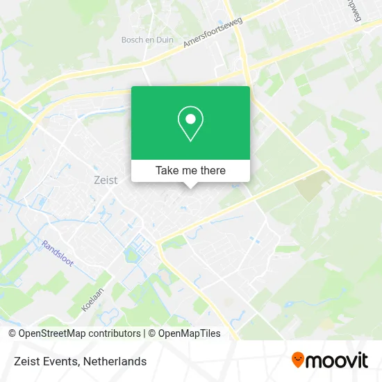 Zeist Events map