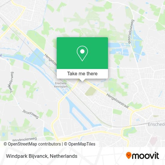 Windpark Bijvanck map