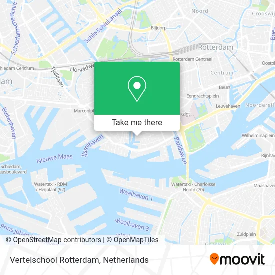 Vertelschool Rotterdam map