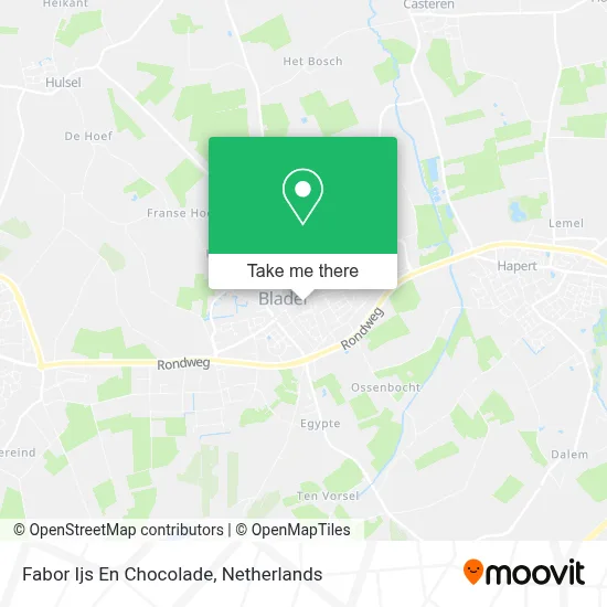 Fabor Ijs En Chocolade map