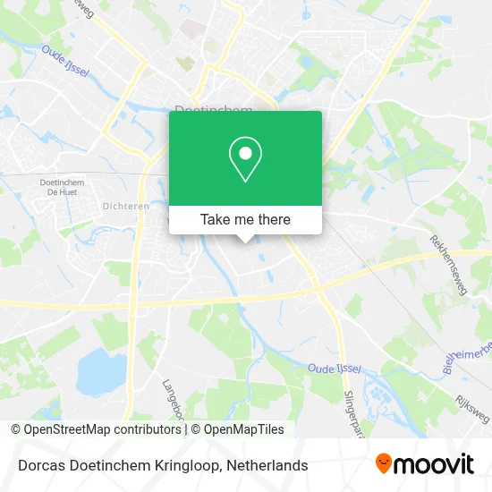 Dorcas Doetinchem Kringloop map