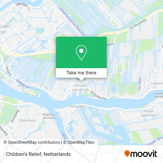 Children's Relief map