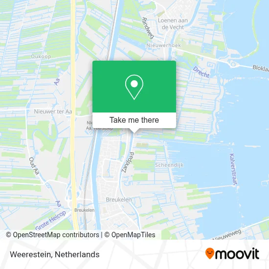 Weerestein map