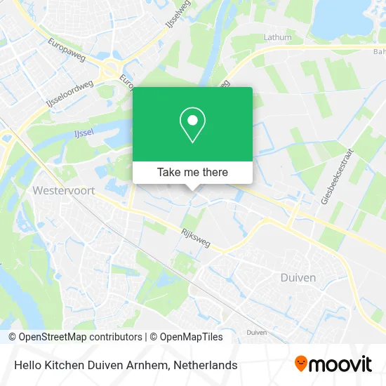 Hello Kitchen Duiven Arnhem map