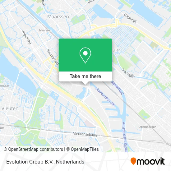 Evolution Group B.V. map