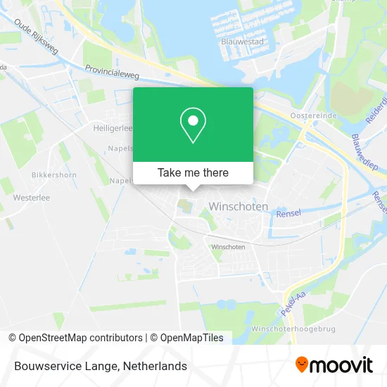 Bouwservice Lange map