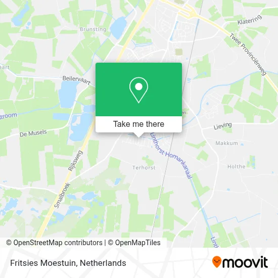 Fritsies Moestuin map