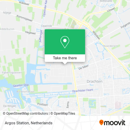 Argos Station map