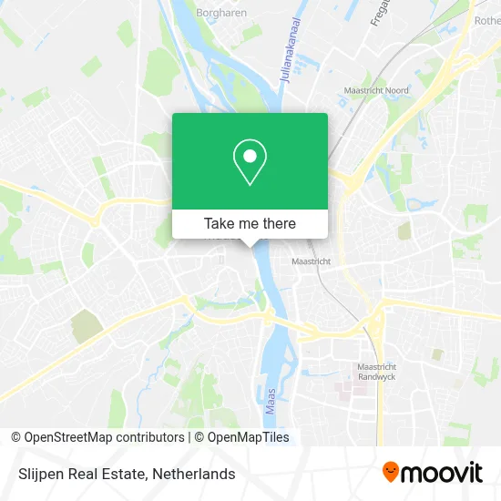 Slijpen Real Estate map