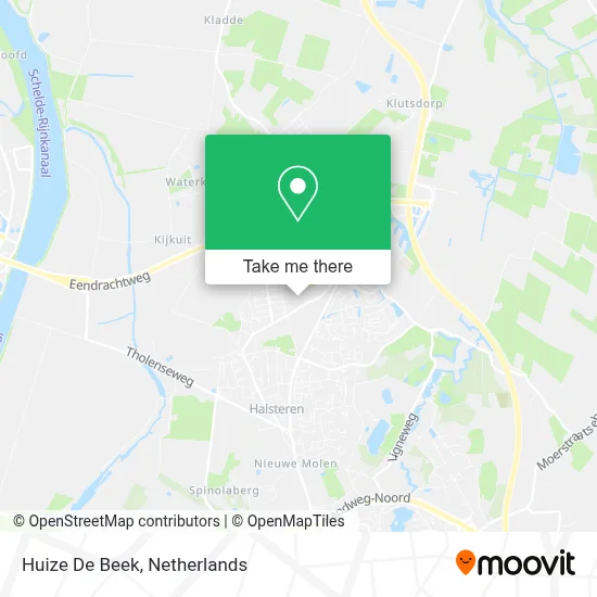 Huize De Beek map