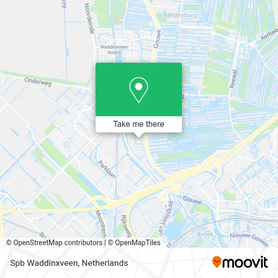 Spb Waddinxveen map
