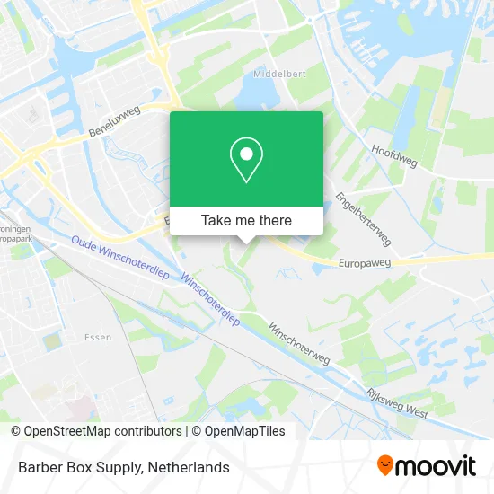 Barber Box Supply map
